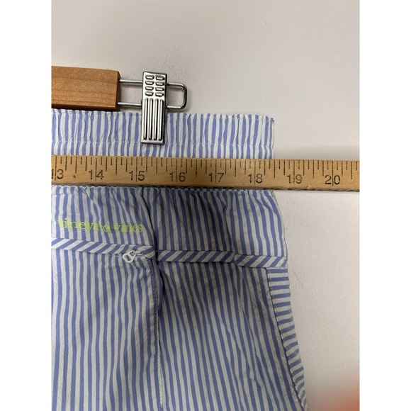 Vineyard Vines Seersucker Harbor Shorts Blue White Marthas Vineyard Size XL - Picture 6 of 11